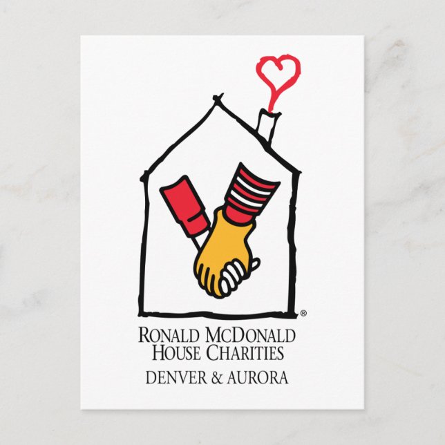 Ronald McDonald Hands Postcard (Front)