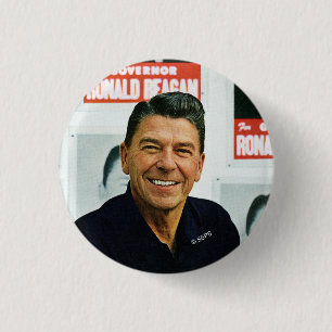 Ronald Reagan 3 Cm Round Badge