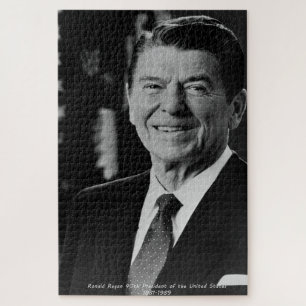 Ronald Reagn 40th President of the United States J Jigsaw Puzzle