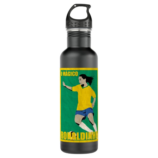 Ronaldinho Classic T Shirt 710 Ml Water Bottle (Front)