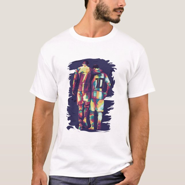 ronaldo messi T-Shirt (Front)