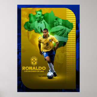 Ronaldo "O Fenômeno" Legend Tribute Poster