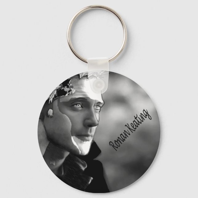 Ronan Keating by Ninoskkasilver Key Ring (Front)
