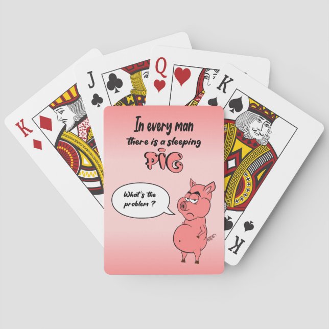 Ronchon the pig Card Game (Back)