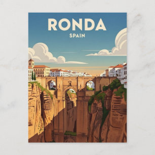 Ronda Spain Travel Postcard