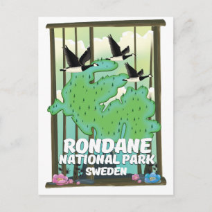Rondane National Park Sweden Postcard