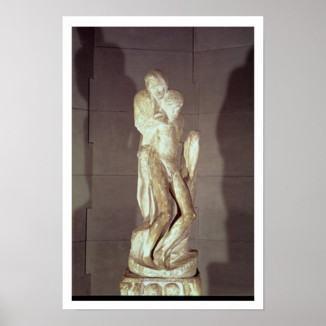 Rondanini Pieta, 1564 (marble) (see also 55601) Poster (Front)
