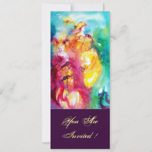 RONDO IN LAGOON, Sweet Sixteen Masquerade Party Invitation