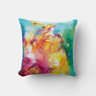 RONDO IN LAGOON / Venetian Masquerade Ball Cushion