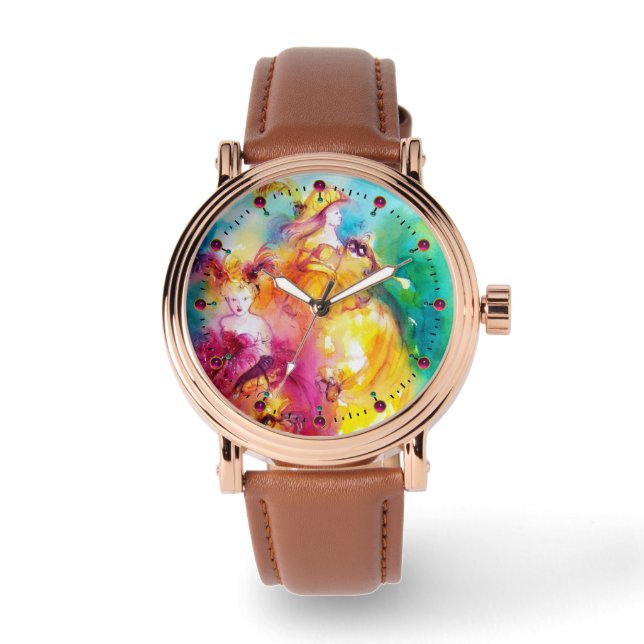 RONDO IN LAGOON / Venetian Masquerade Ball Watch (Front)