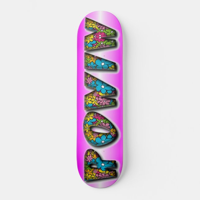 RONIN BRAND GIRL POWER Skateboard Deck (Front)