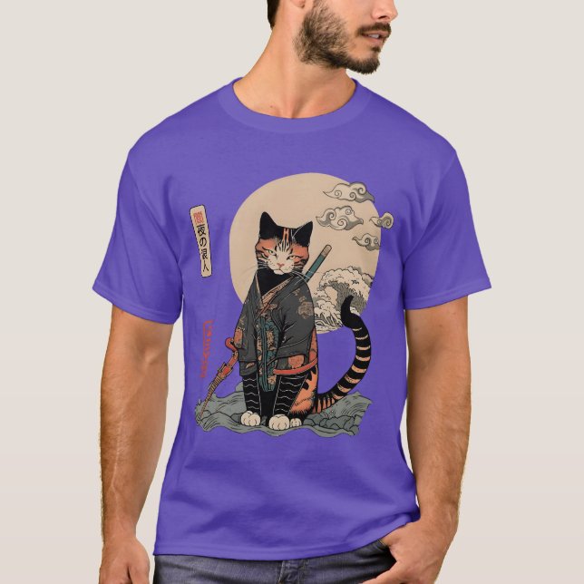 Ronin Cat friend T-Shirt (Front)