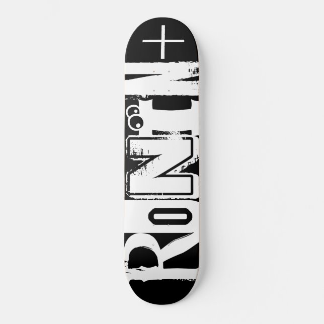 RONIN Legacy Ransom Letters Street Deck Skateboard (Front)