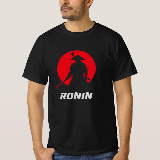 Ronin Samurai Japanese Warrior T-Shirt (Front)