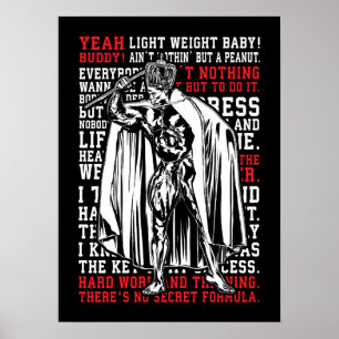 Ronnie Coleman Mr. Olympia Workout Inspirational Poster