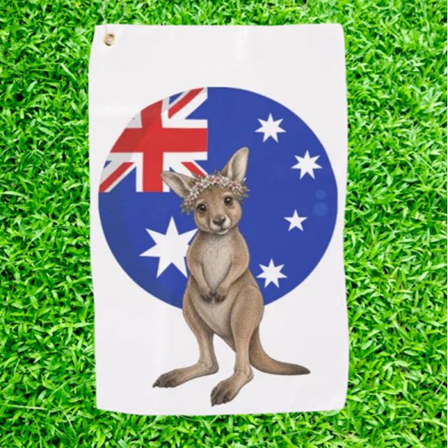  roo-inspired golf collection towel (Hop Into Our New Roo-Inspired Golf Towel Collection)