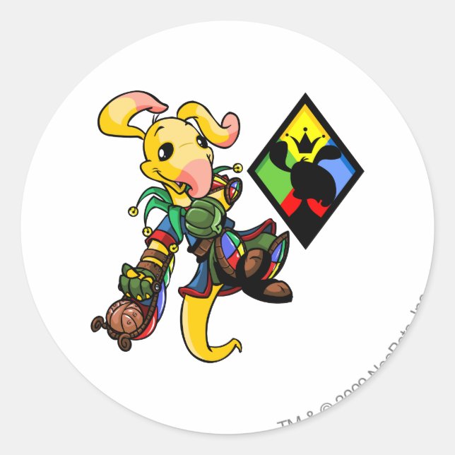 Roo Island Team Captain 1 Classic Round Sticker (Front)