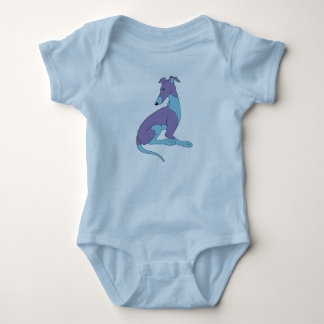 Roo Sitting (PURPLE & BLUE) Baby Bodysuit