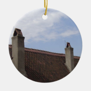 Roof Line Ceramic Tree Decoration