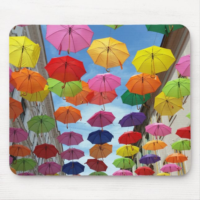 Roof of umbrellas mouse mat (Front)