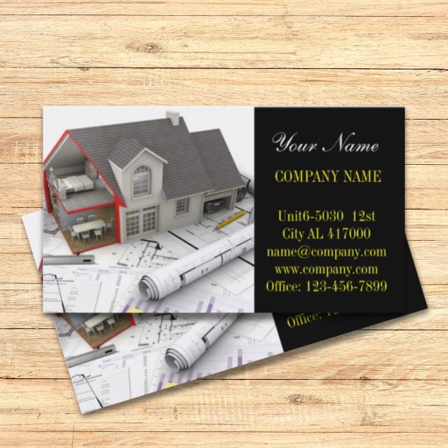 Roof repair construction home renovation business card (Roof repair construction home renovation business card)