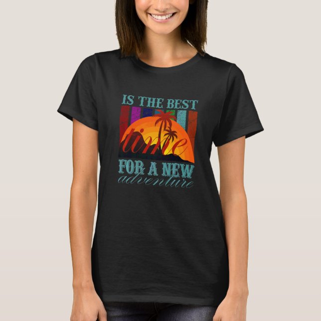 Roof Tent Camping Camper Van Outdoor Nature Advent T-Shirt (Front)