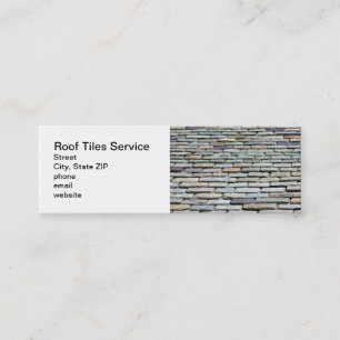 Roof Tiles Mini Business Card