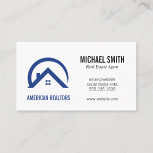 Roof Top Housing   Real Estate Agent Business Card