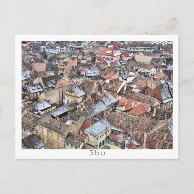 Roof tops postcard (Front)