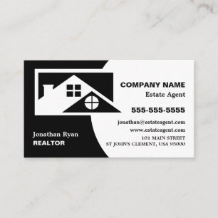 Roof Tops, Realtor, Estate Agent Business Card