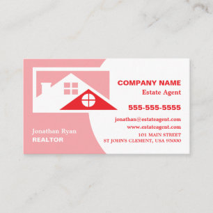 Roof Tops, Realtor, Estate Agent Business Card