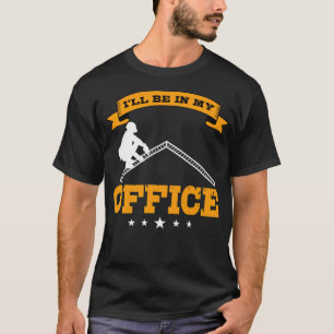 Roofer archaeology custom doughnut party zoo birth T-Shirt