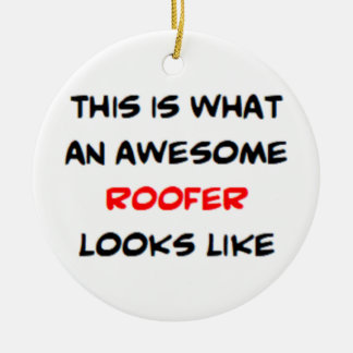 Roofer, awesome ceramic tree decoration
