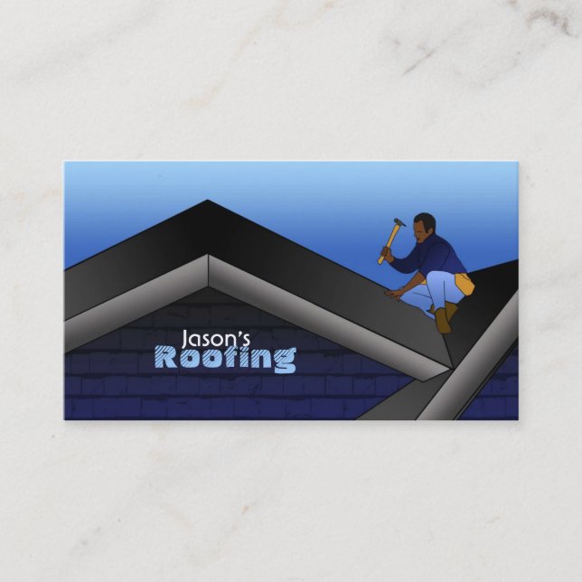Roofer Business Cards (Front)