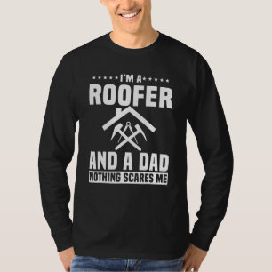 Roofer Dad Roof Mechanic Father's Day T-Shirt