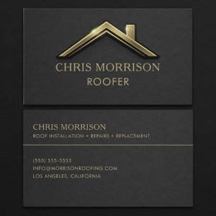 Roofer Professional  Business Card