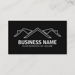 roofer roofing business card