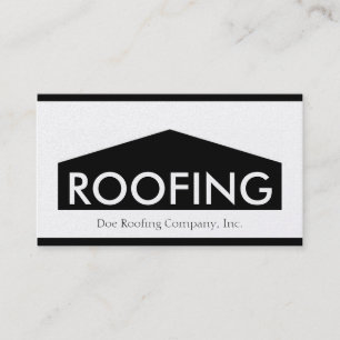 Roofer/Roofing Company Golden Business Card