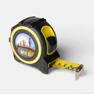 Roofers on a Roof Tape Measure 1