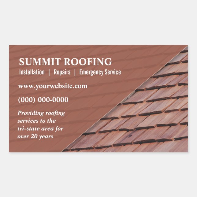 Roofers Promotional Sticker (Front)