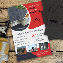 Roofing and Repair Business Red