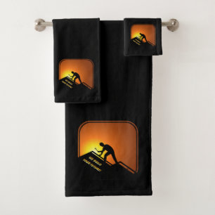 Roofing Bath Towel Set