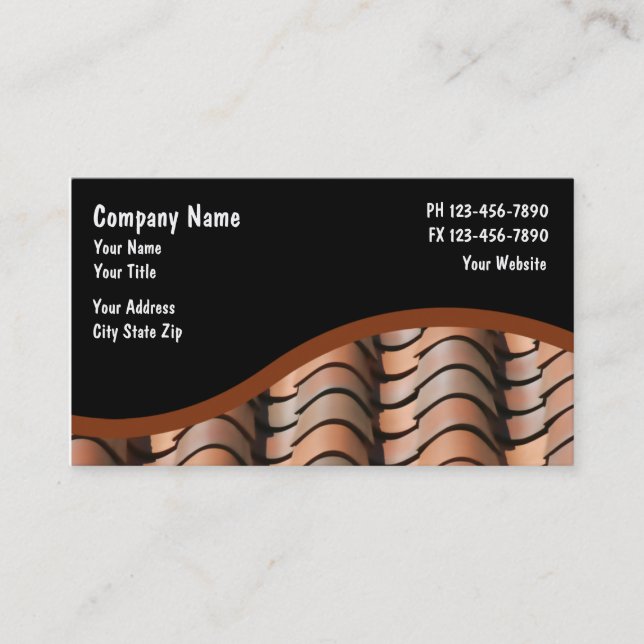 Roofing Business Cards (Front)