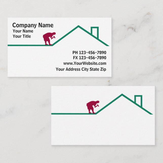 Roofing Business Cards (Front/Back)