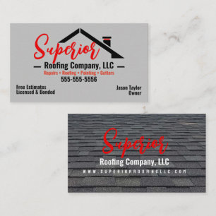 Roofing Company Business Card