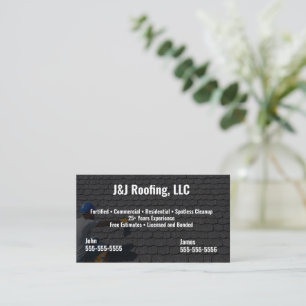 Roofing Company Business Card
