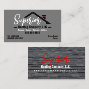 Roofing Company Business Card