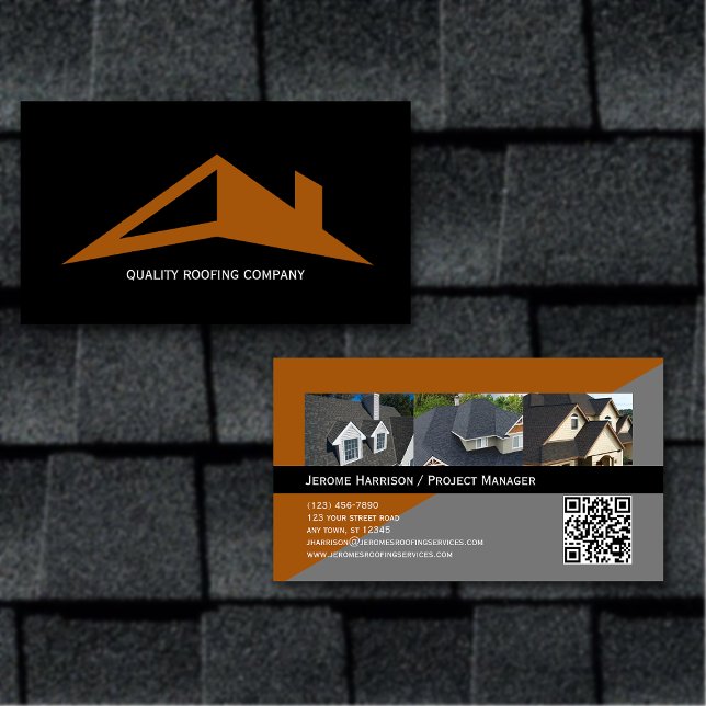 Roofing Company Business Card (Creator Uploaded)
