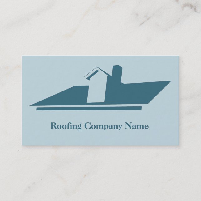 Roofing Company Business Card (Front)