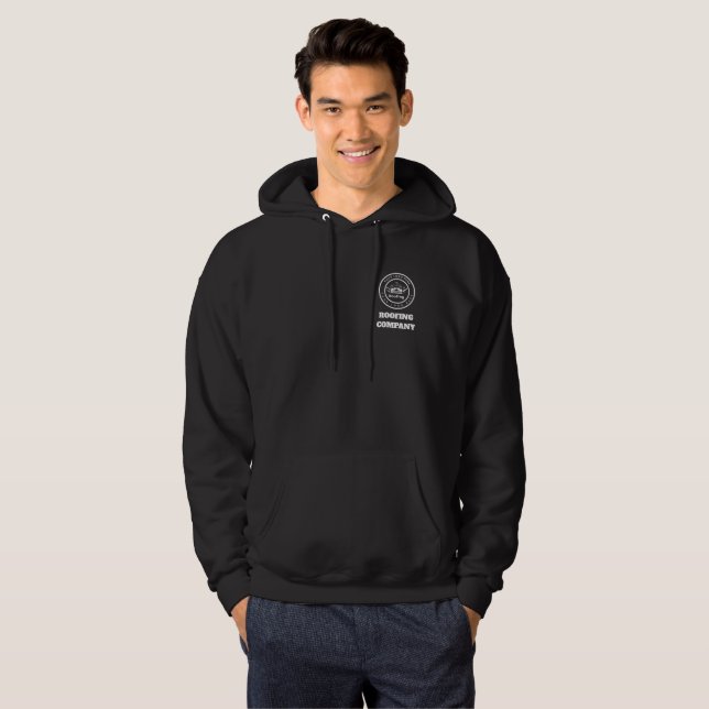 Roofing Company | Custom Logo Services Hoodie (Front Full)